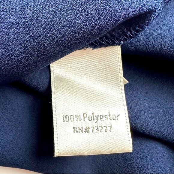 Disney Minnie Mouse Collection SZ S Sleeveless Blouse Top Blue LC Lauren Conrad - Picture 6 of 9